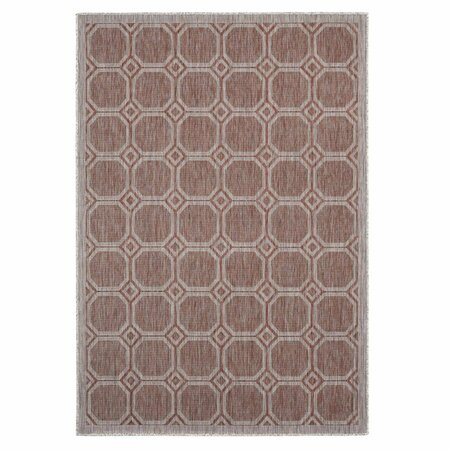 UNITED WEAVERS OF AMERICA 5 ft. 3 in. x 7 ft. 6 in. Augusta Balos Terracotta Rectangle Area Rug 3900 10629 69